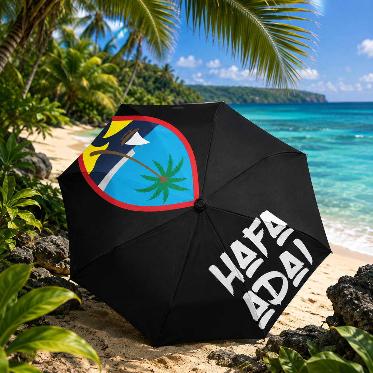 Håfa Adai Guam Seal Umbrella