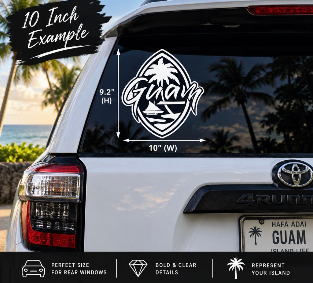 Guam Island Pride Sticker (3)