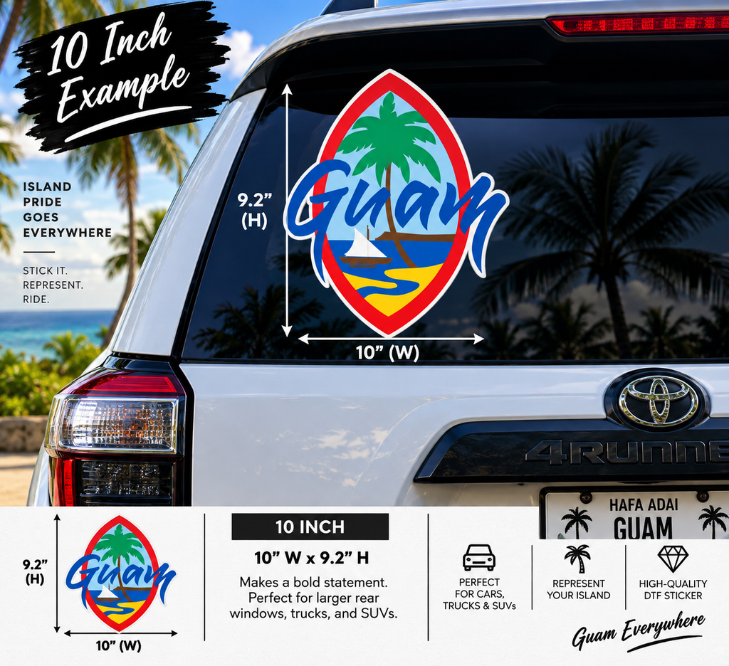 Guam Island Pride Sticker (2)