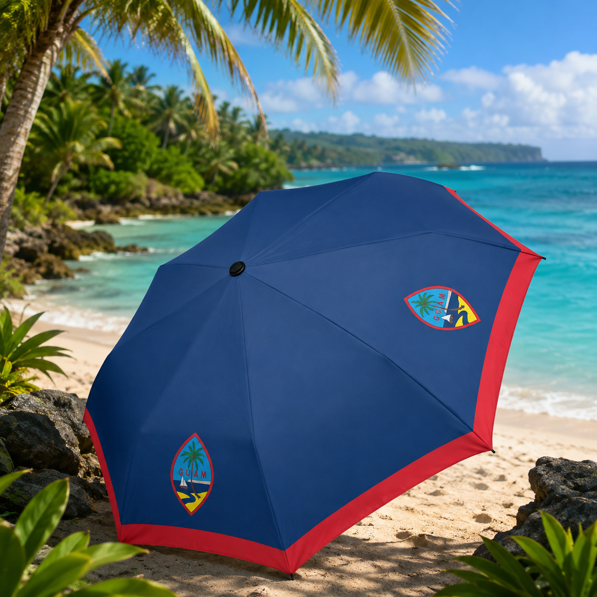 Guam Seal Island Pride Umbrella