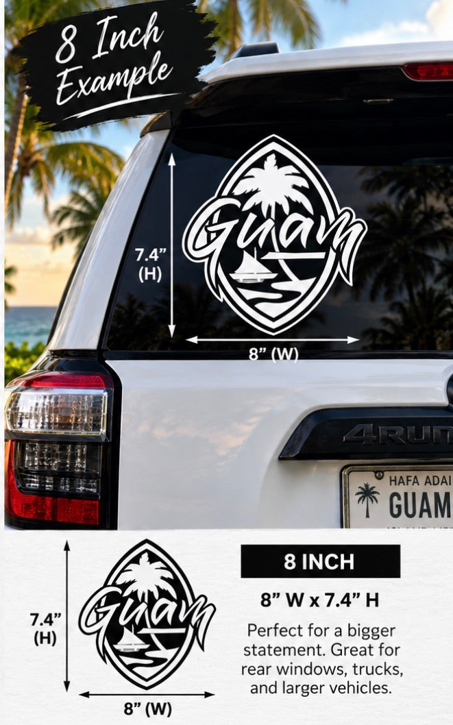 Guam Island Pride Sticker (3)