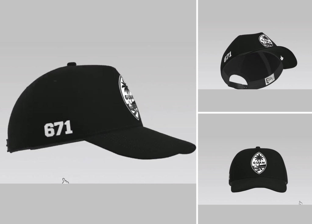 Guam Seal Island Cap (Black&White)