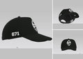Guam Seal Island Cap (Black&White)