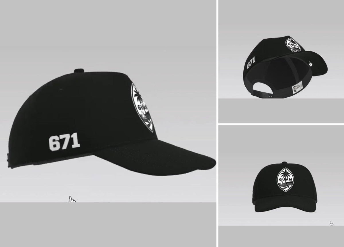 Guam Seal Island Cap (Black&White)