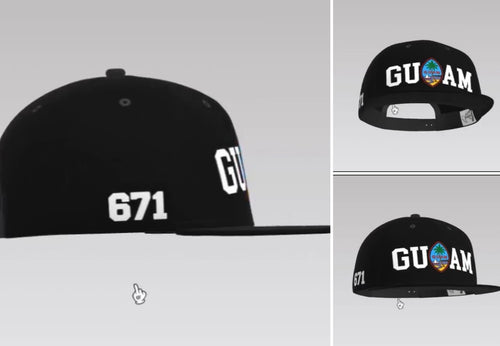 GUAM Seal 3D Embroidered Snapback