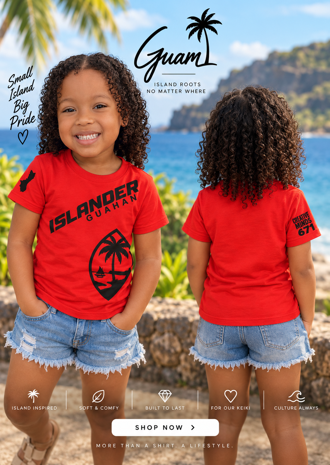 Kids Islander Guahan Shirt