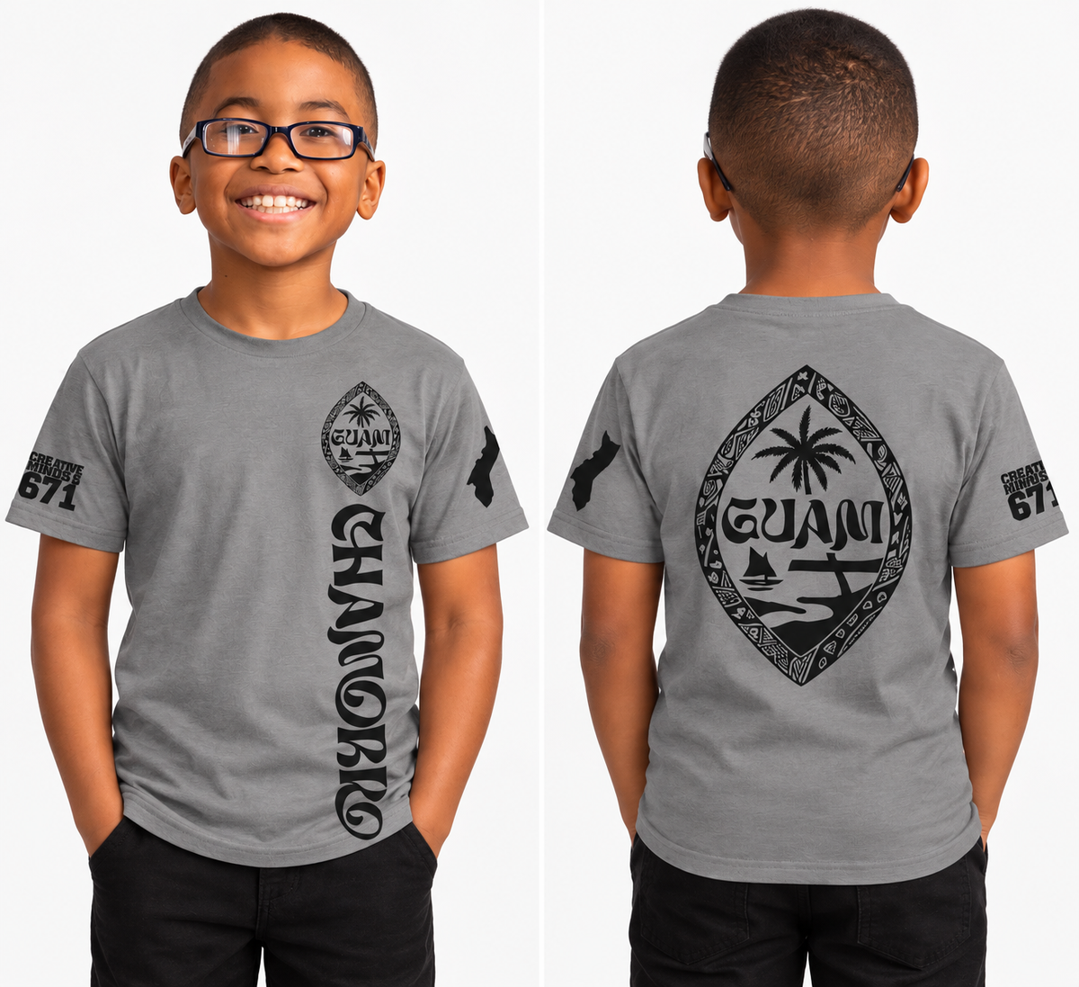 Kids Tribal Chamorro Shirt