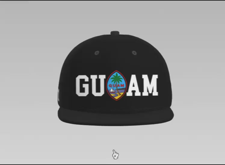 GUAM Seal 3D Embroidered Snapback