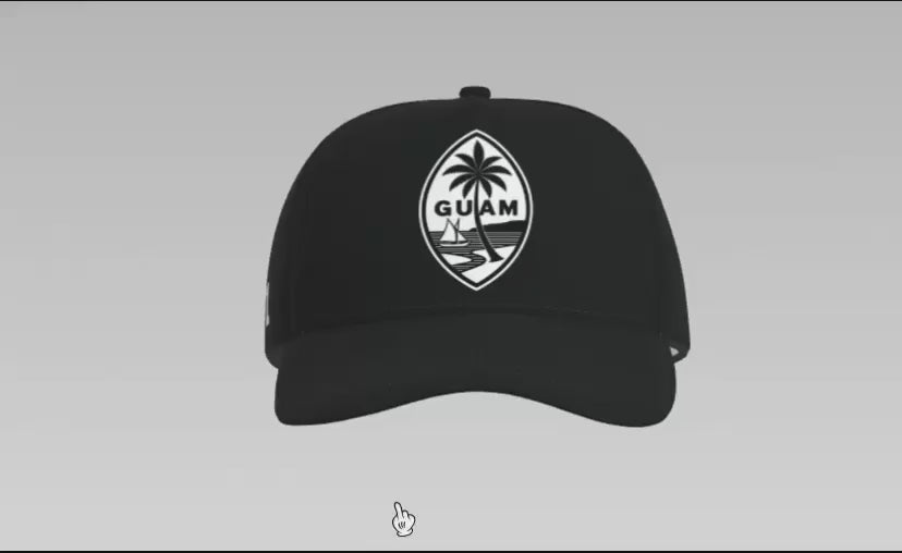 Guam Seal Island Cap (Black&White)
